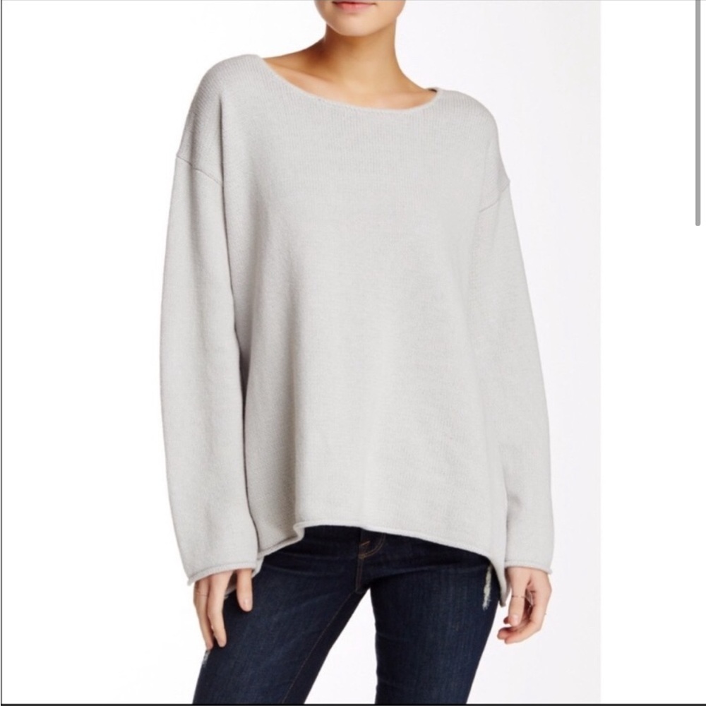 Wildfox "Roadie" Chunky Knit Gray Sweater